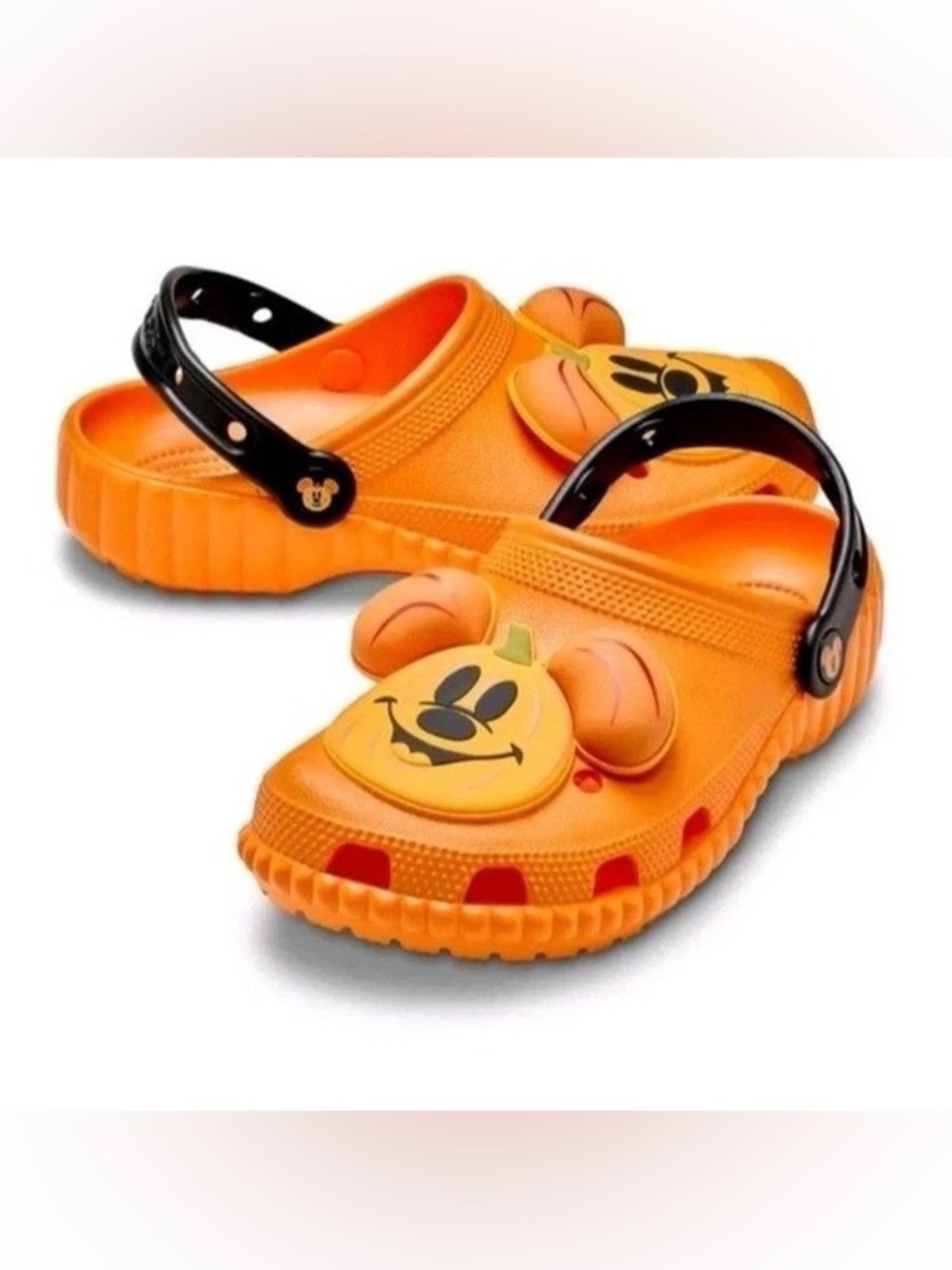 Disney Parks Halloween Pumpkin Mickey Toddler Crocs